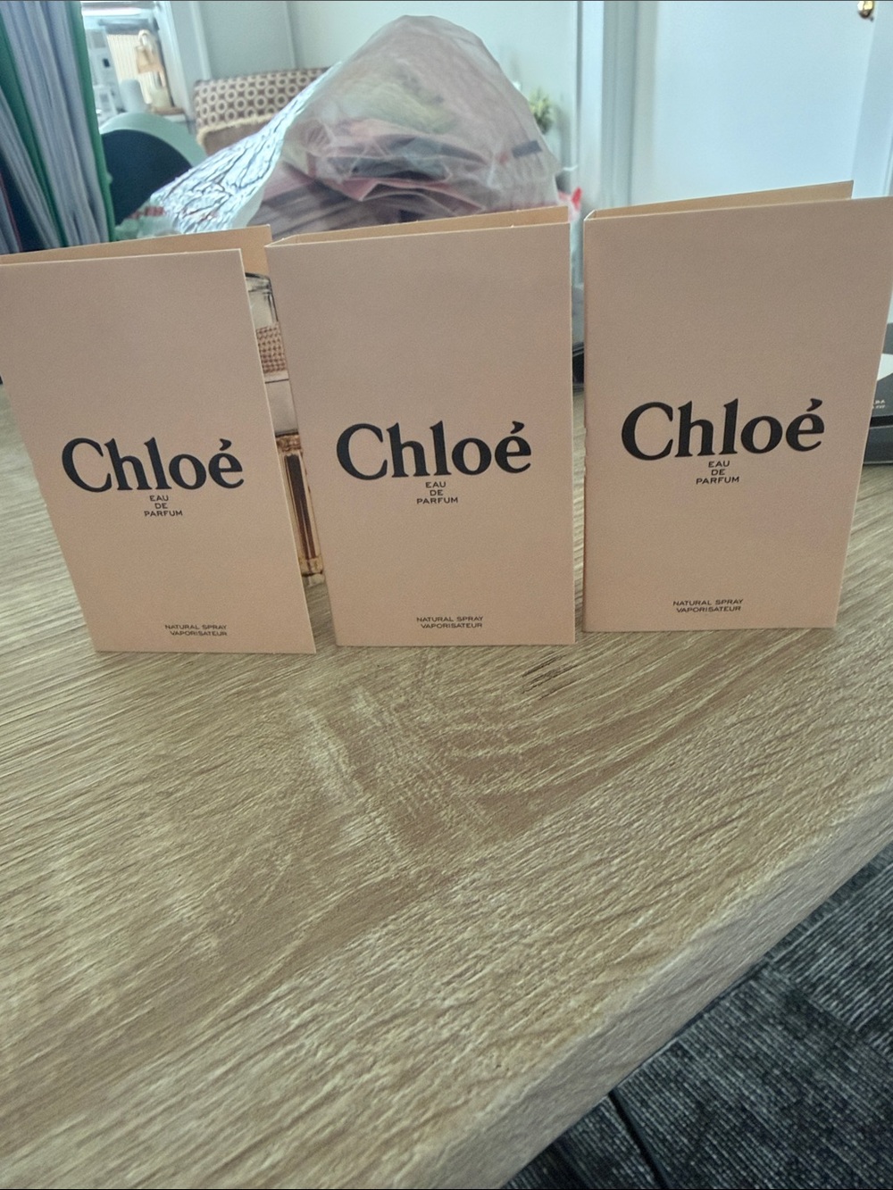 Set of 3 Chloe samples